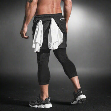 2 In 1 Double-Deck Shorts